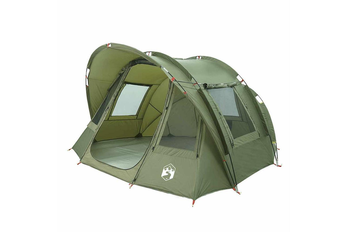 Vidaxl Fishing Tent 2-person Olive Green Waterproof-4