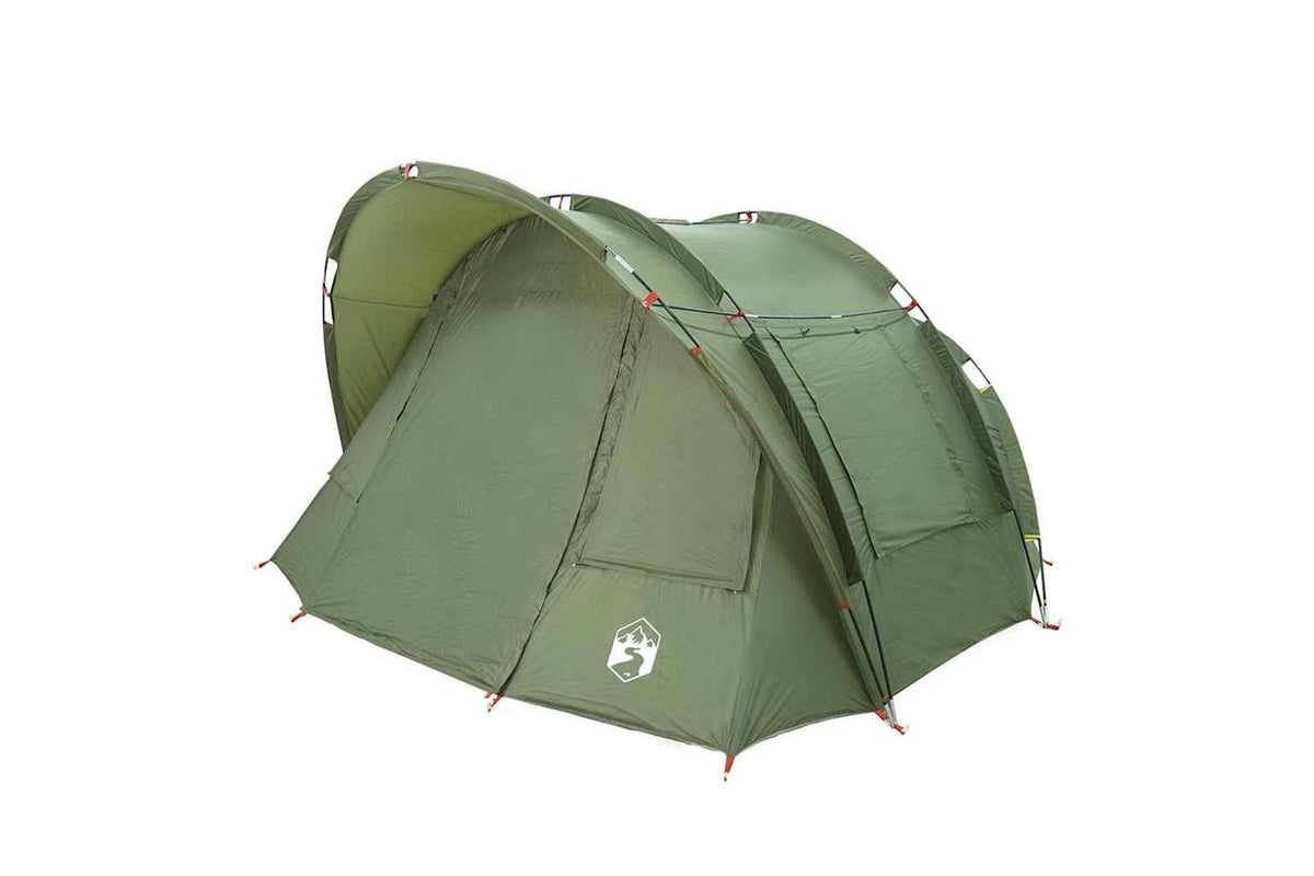 Vidaxl Fishing Tent 2-person Olive Green Waterproof-5