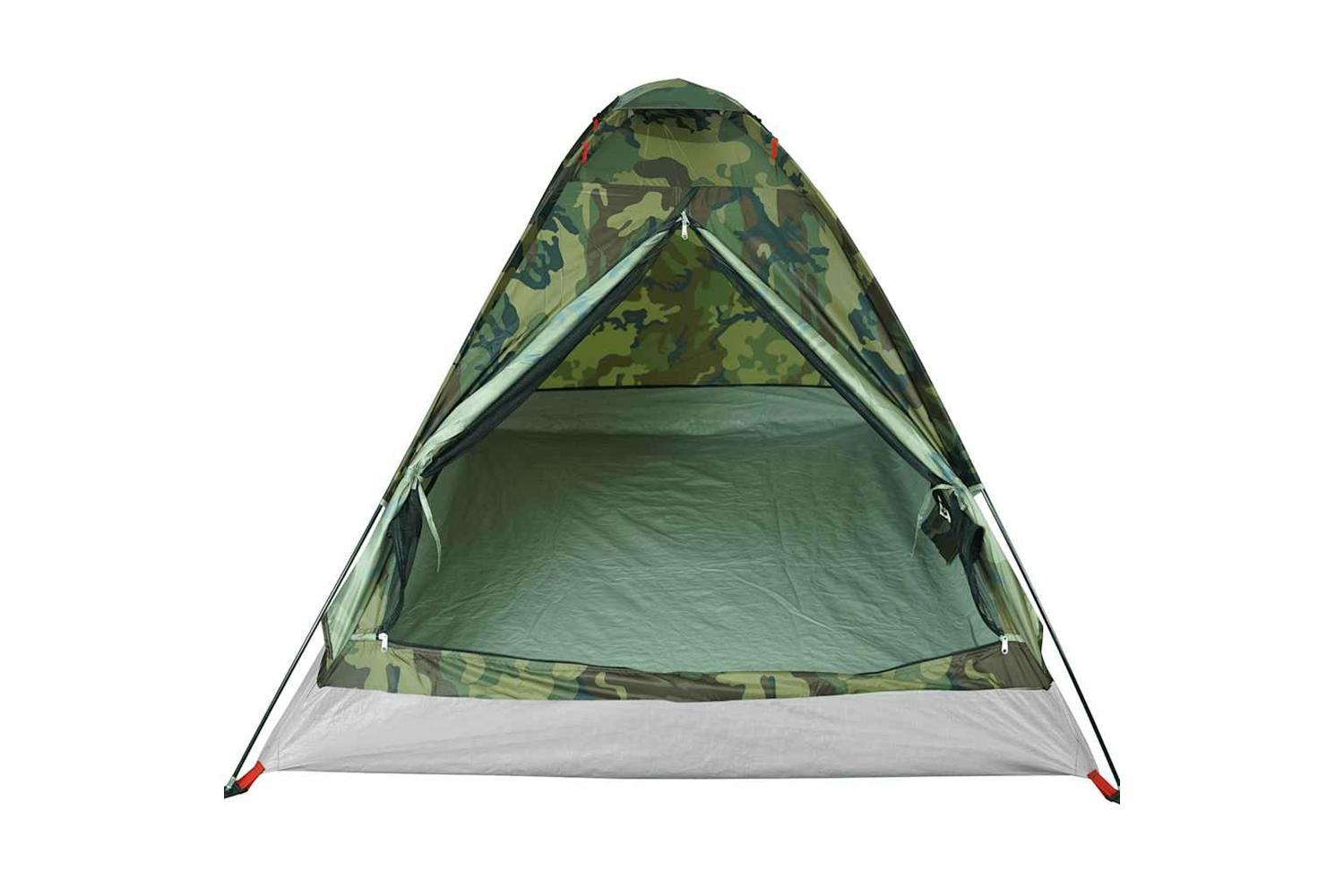 Vidaxl Camping Tent Dome 2-person Camouflage Waterproof-6