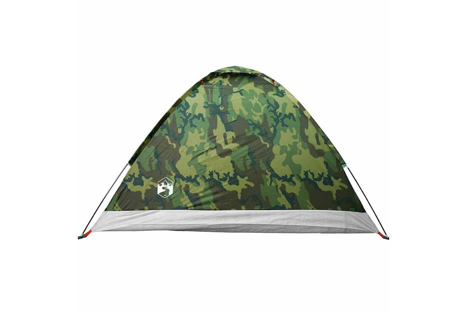 Vidaxl Camping Tent Dome 2-person Camouflage Waterproof-8
