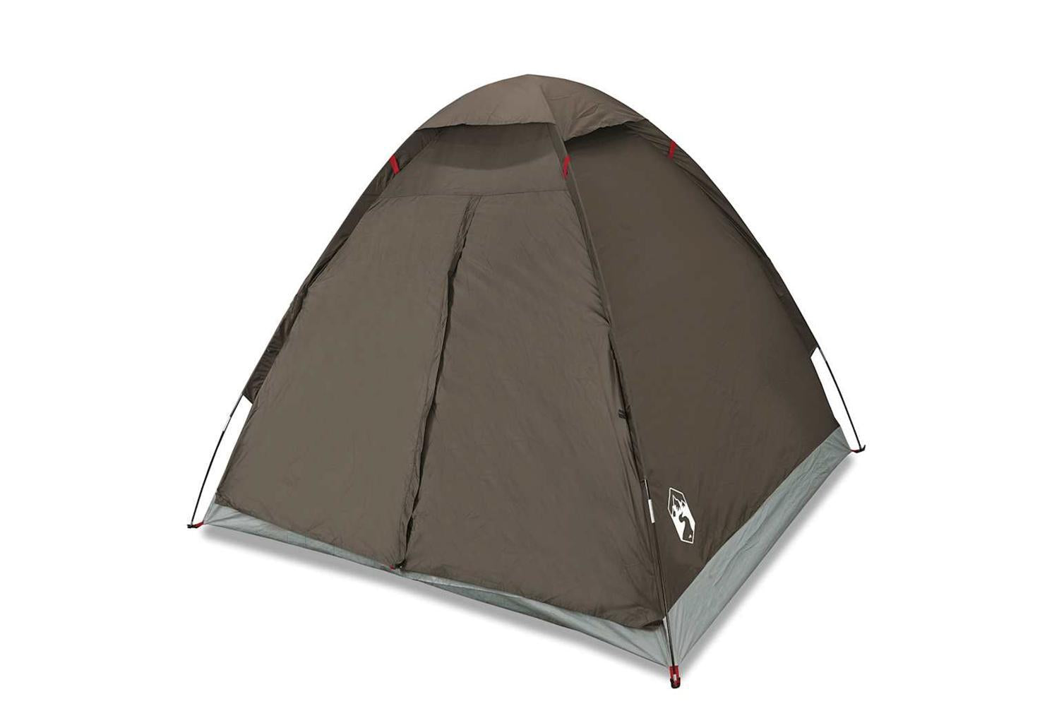 Vidaxl Camping Tent Dome 4-person Brown Waterproof
