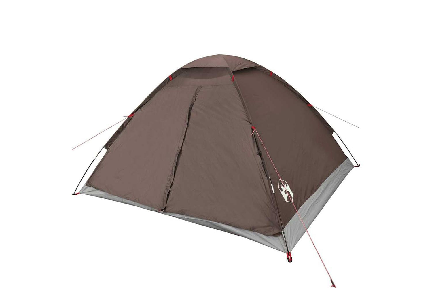 Vidaxl Camping Tent Dome 4-person Brown Waterproof-5