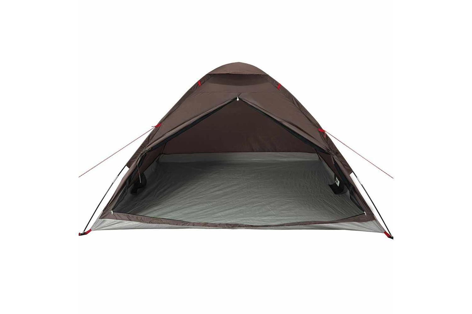 Vidaxl Camping Tent Dome 4-person Brown Waterproof-6