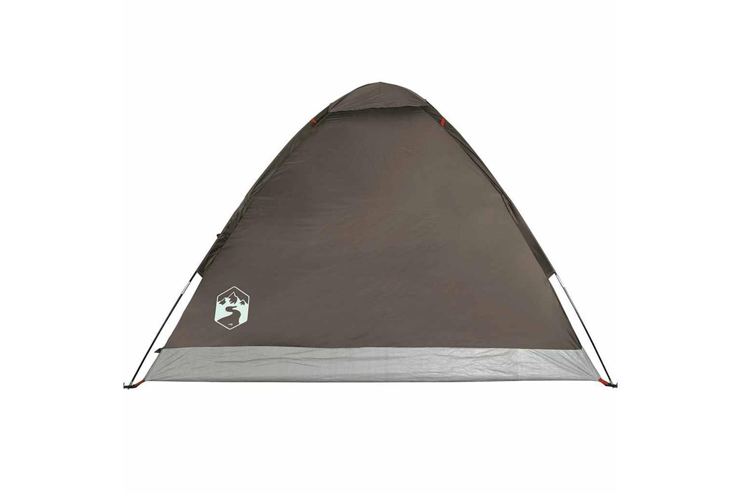 Vidaxl Camping Tent Dome 4-person Brown Waterproof-8