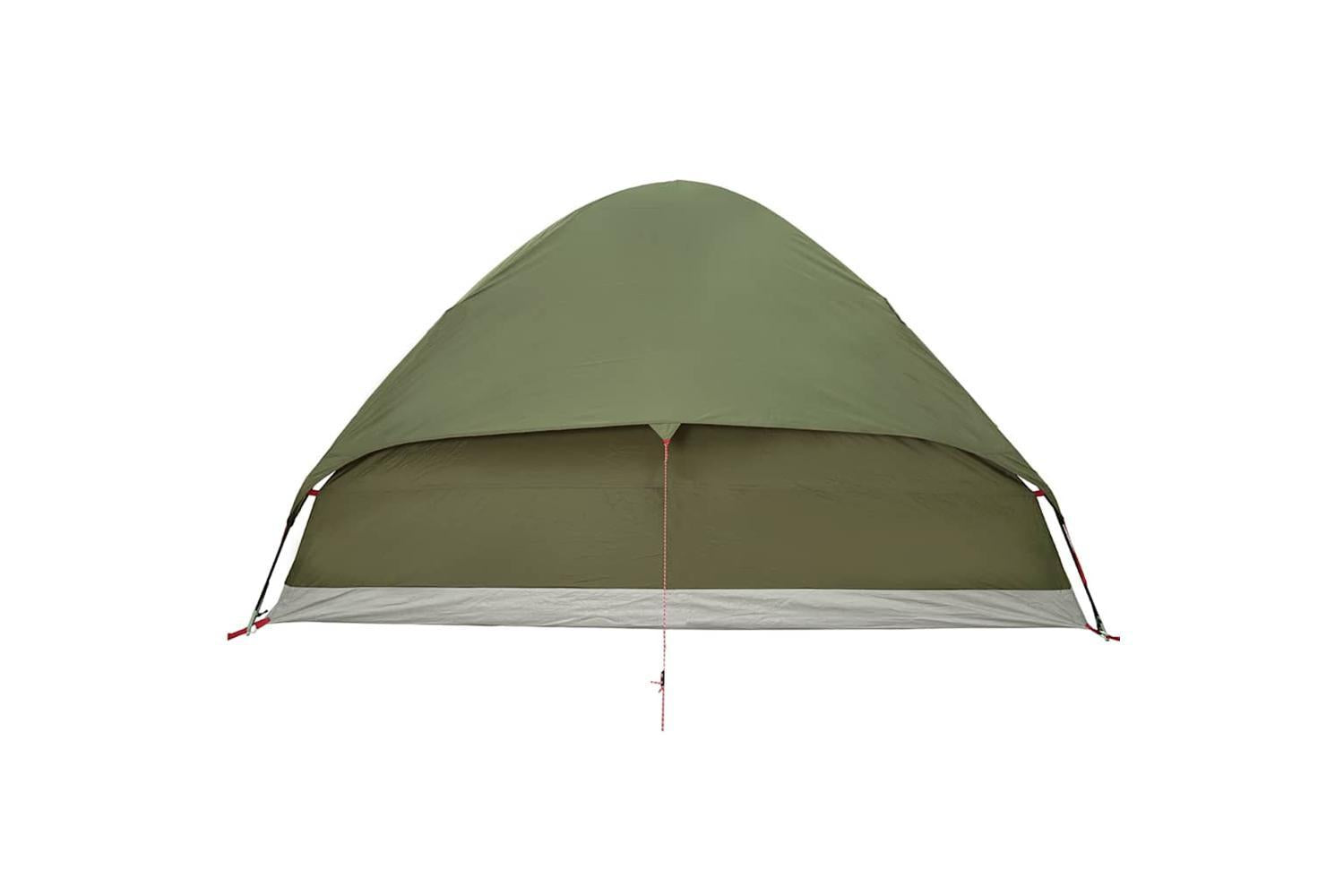 Vidaxl Camping Tent Dome 4-person Olive Green Waterproof-10