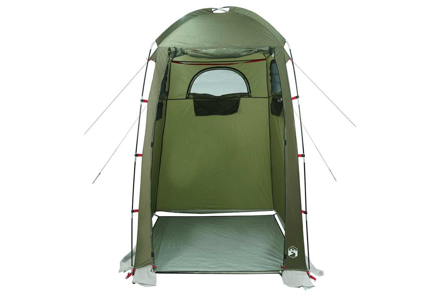 Vidaxl Shower Tent Olive Green Waterproof-6