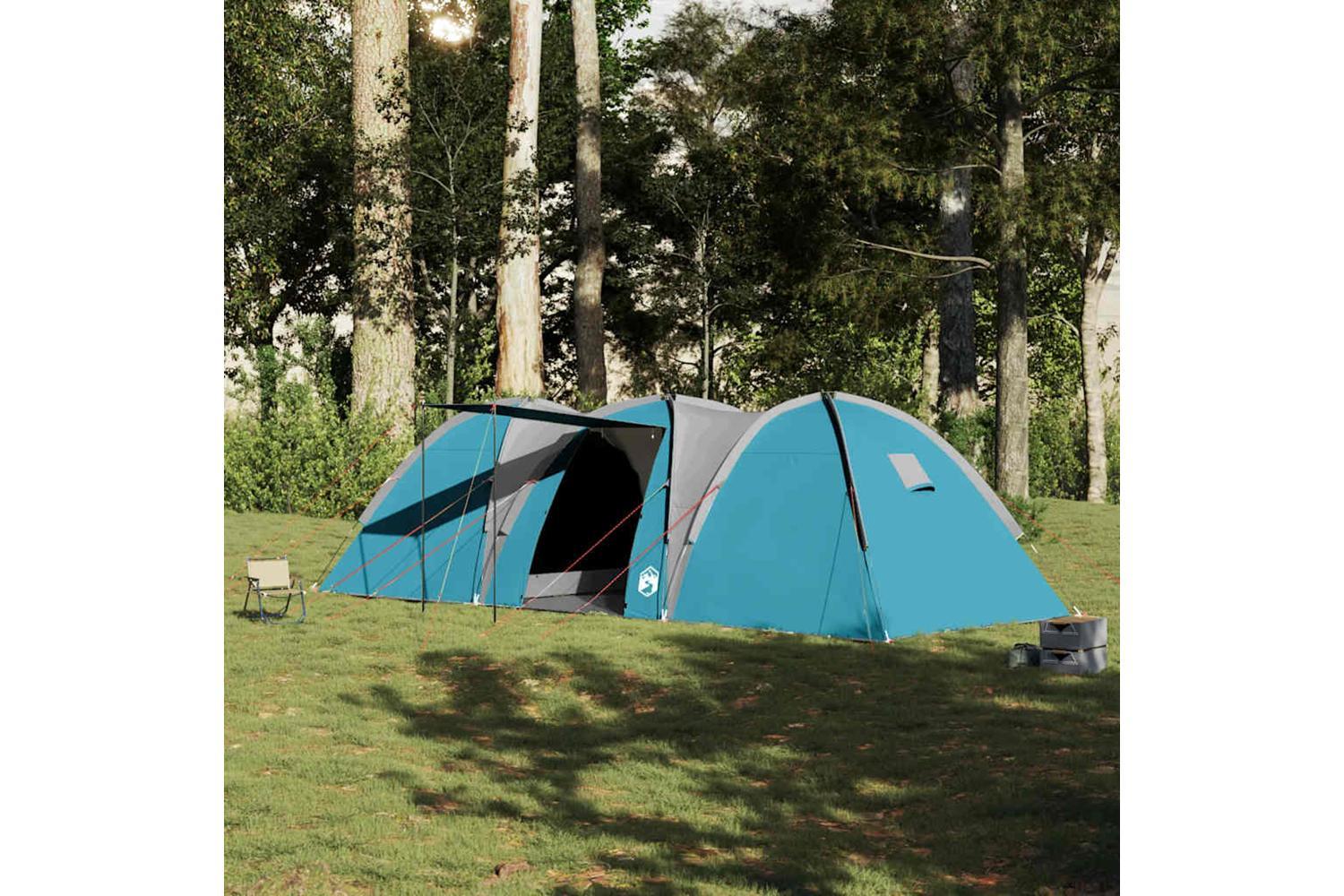 Vidaxl Family Tent Dome 8-person Blue Waterproof-3