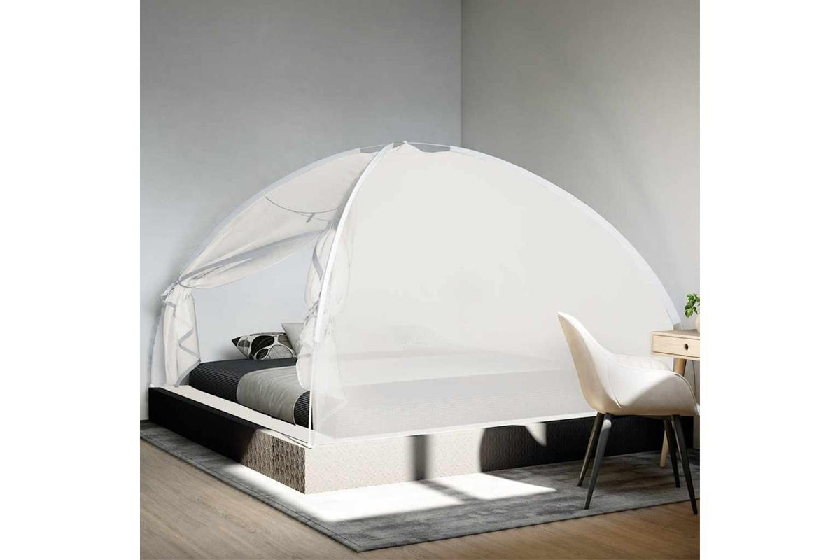 Vidaxl Mosquito Net Mongolia With Doors 220 Mesh White 200x200x135 Cm-3