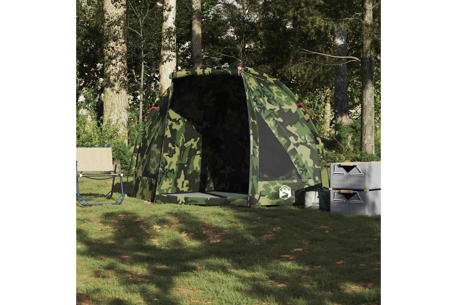 Vidaxl Fishing Tent Camouflage Waterproof-3