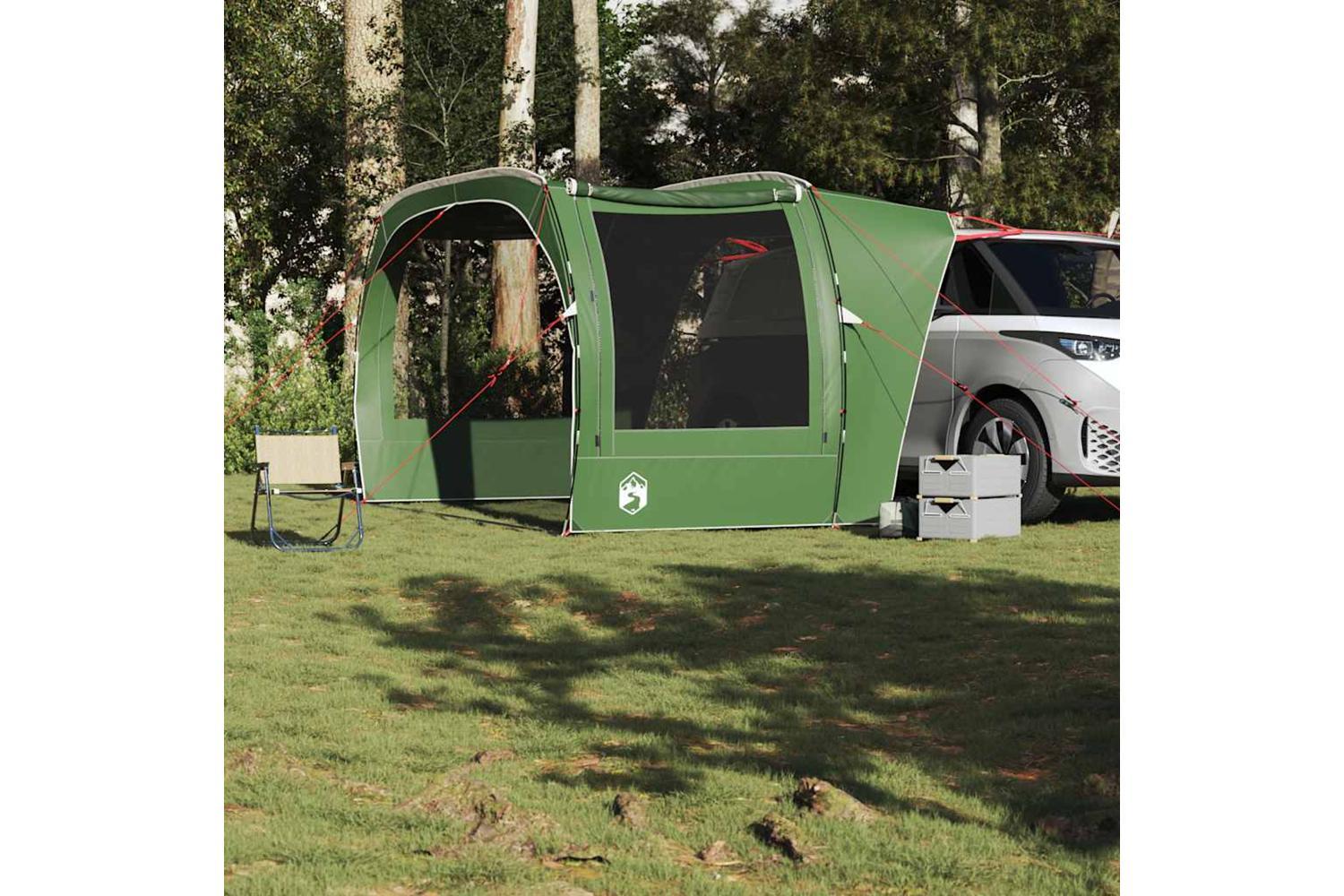 Vidaxl Car Tent Green Waterproof-3