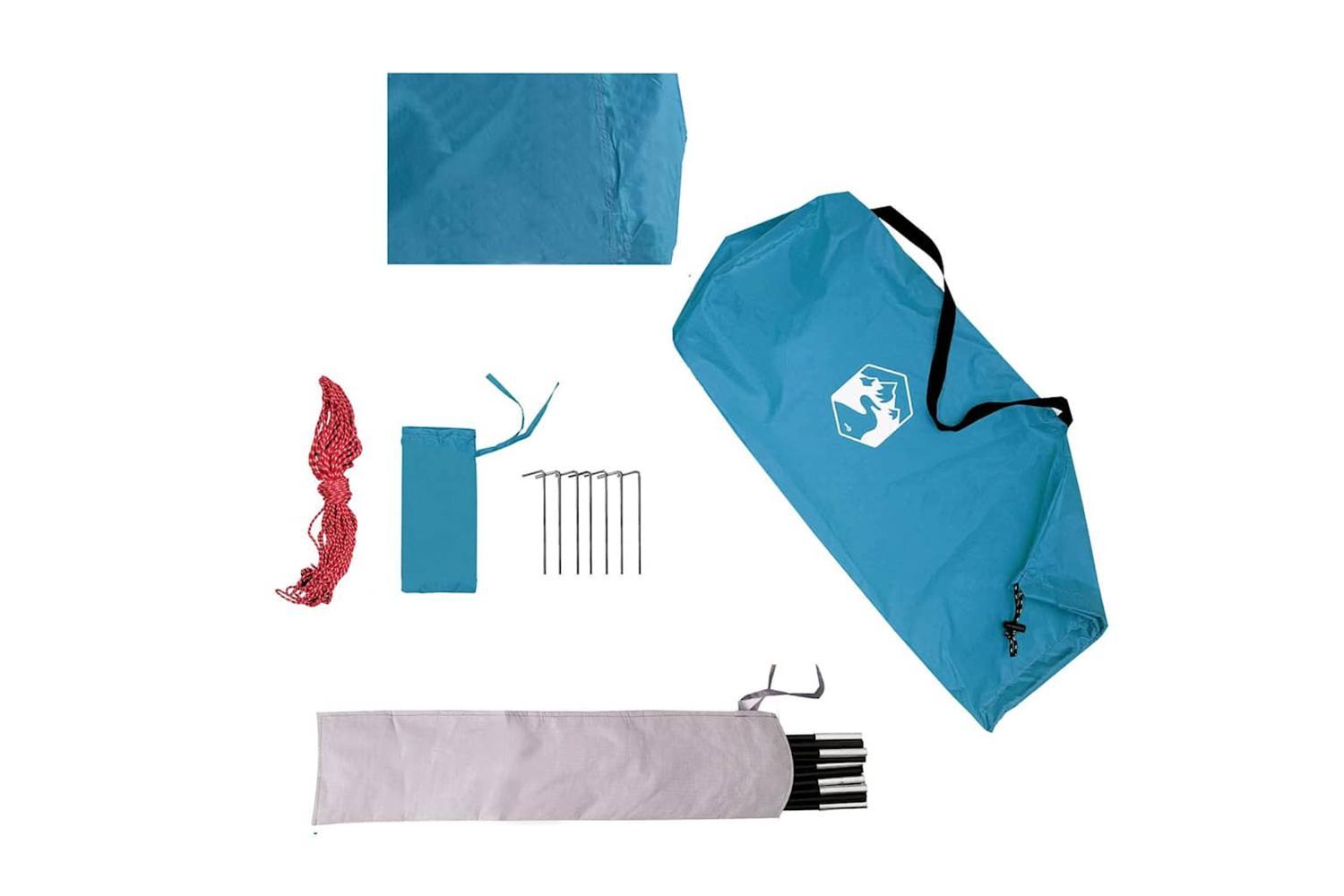 Vidaxl Car Tent Blue Waterproof-10