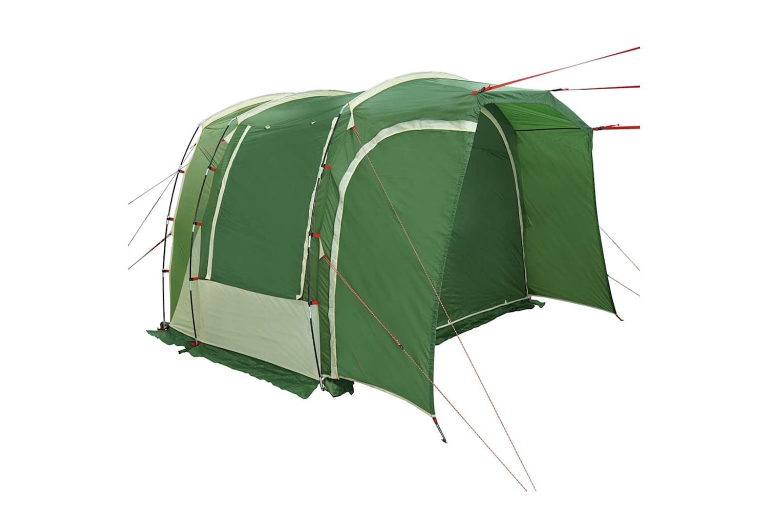 Vidaxl Car Tent 4-person Green Waterproof-10