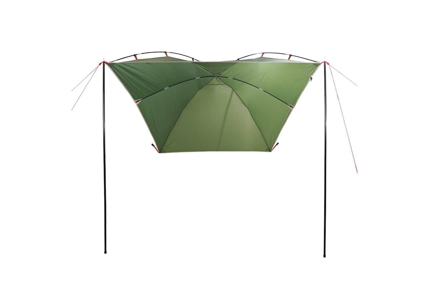 Vidaxl Car Tent Green Waterproof-4