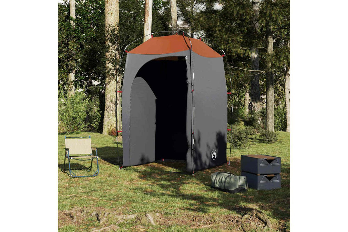 Vidaxl Shower Tent Grey Waterproof-4
