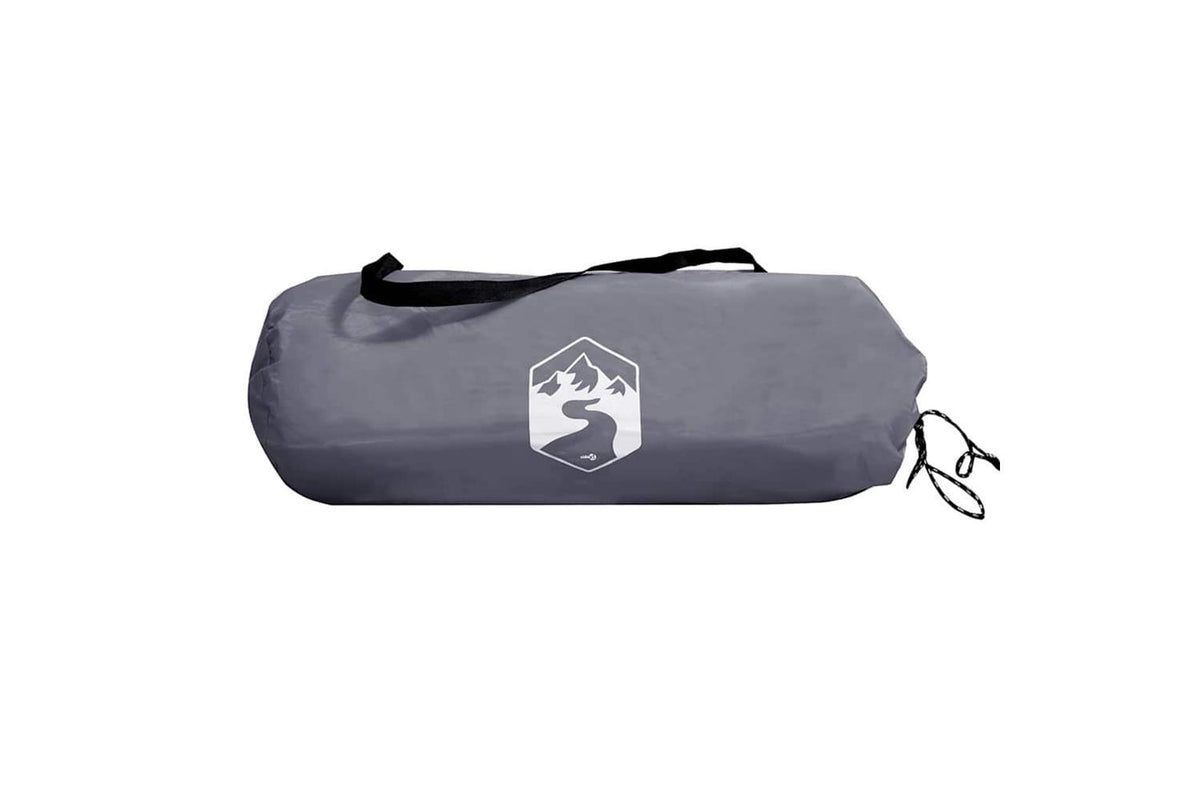 Vidaxl Shower Tent Grey Waterproof-10