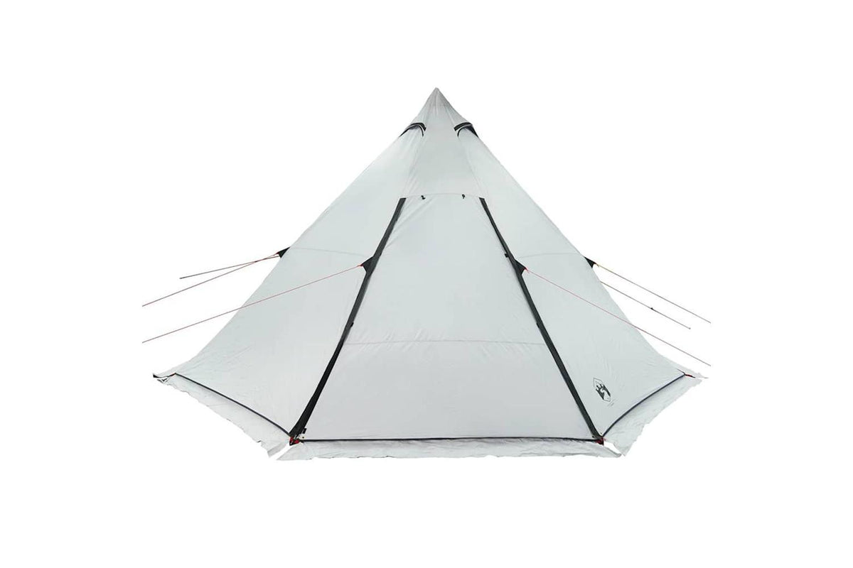 Vidaxl Family Tent Tipi 8-person White Blackout Fabric Waterproof-7