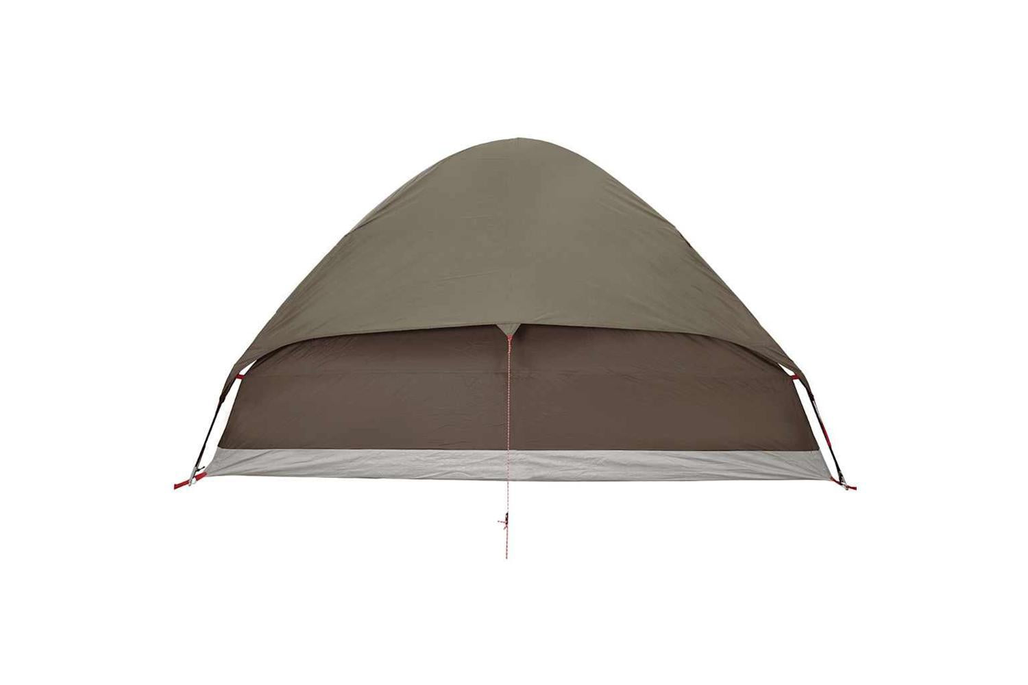 Vidaxl Camping Tent Dome 2-person Brown Waterproof-10