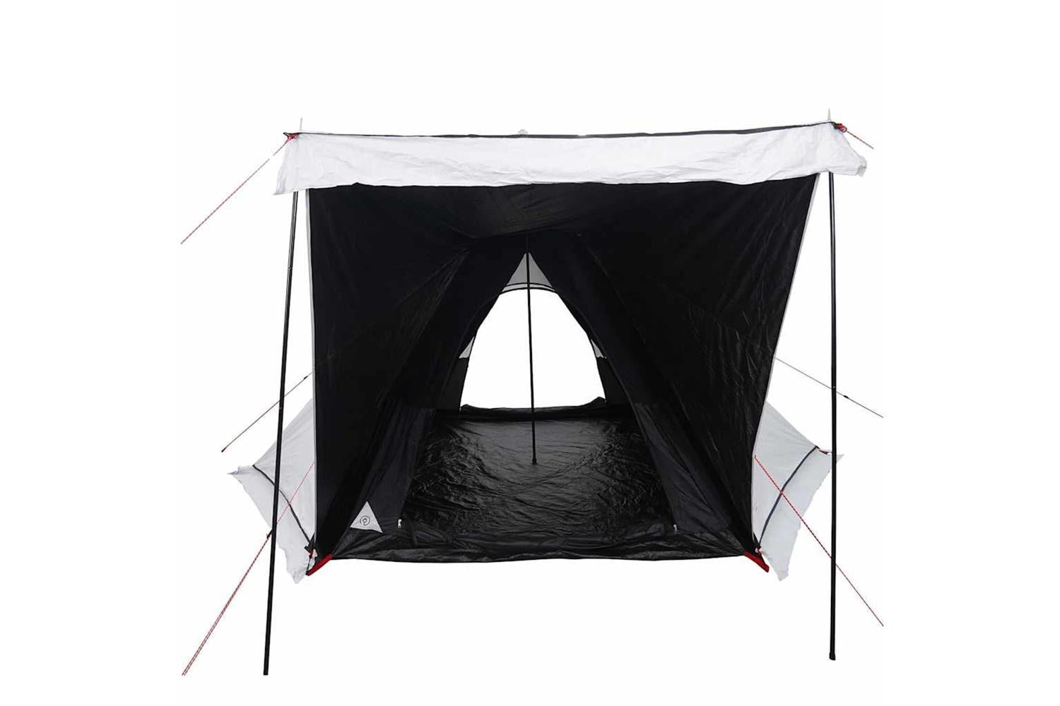 Vidaxl Family Tent Tipi 6-person White Blackout Fabric Waterproof-5