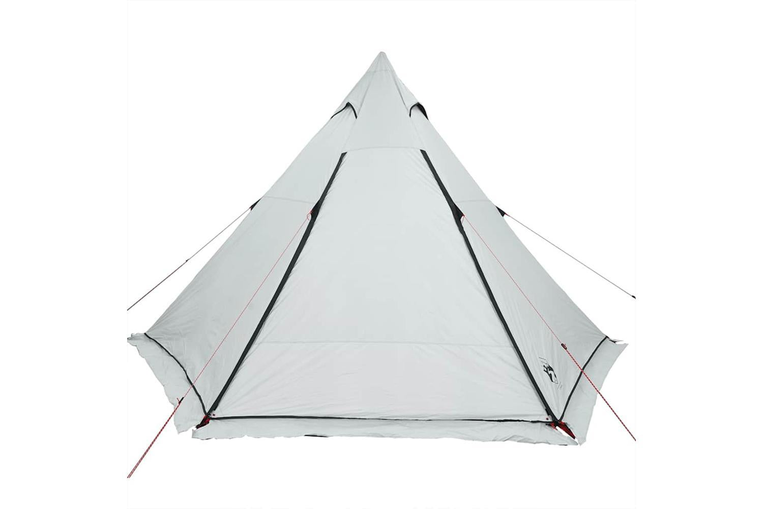 Vidaxl Family Tent Tipi 6-person White Blackout Fabric Waterproof-6