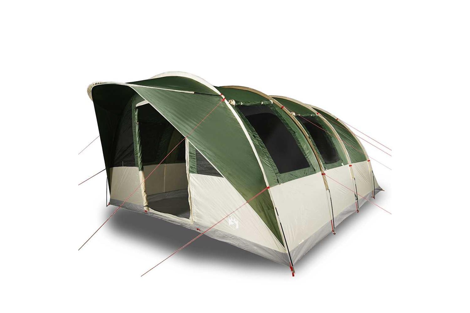 Vidaxl Camping Tent Tunnel 5-person Green Waterproof-2