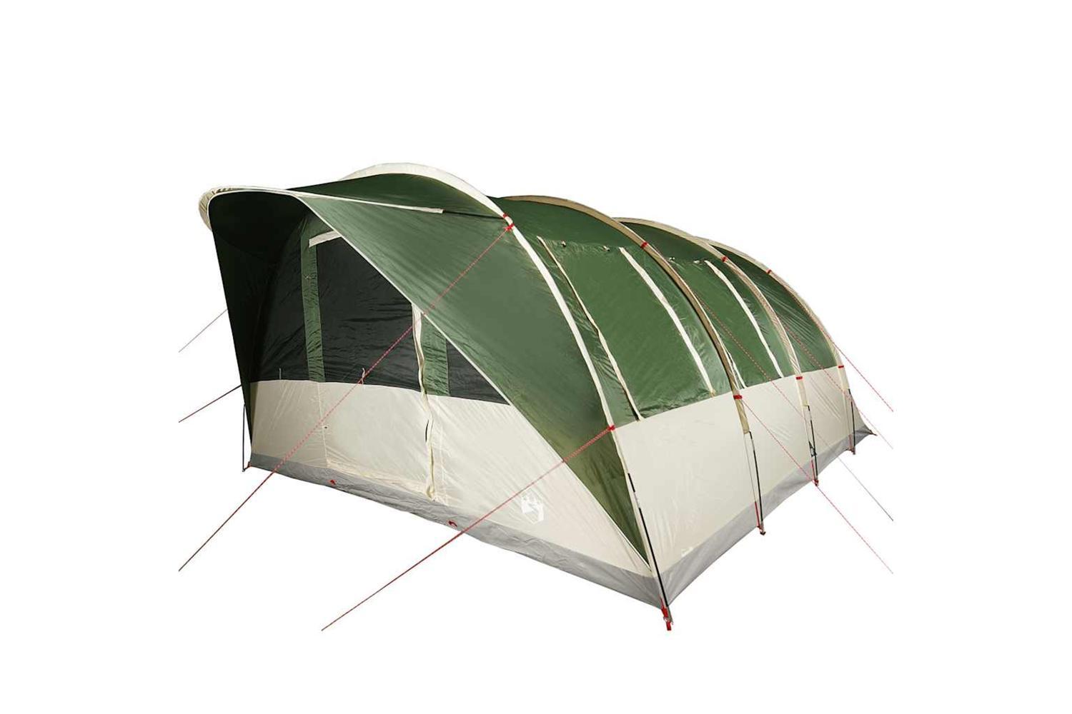 Vidaxl Camping Tent Tunnel 5-person Green Waterproof-5