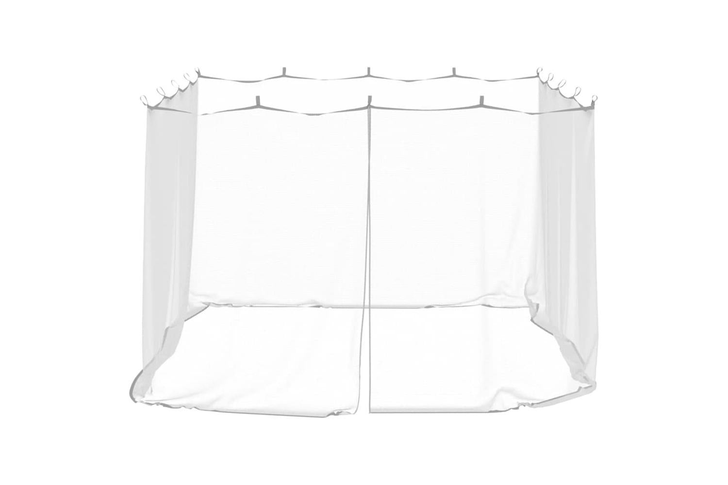 Vidaxl Mosquito Net For Outdoor 220 Mesh White 300x300x200 Cm-4
