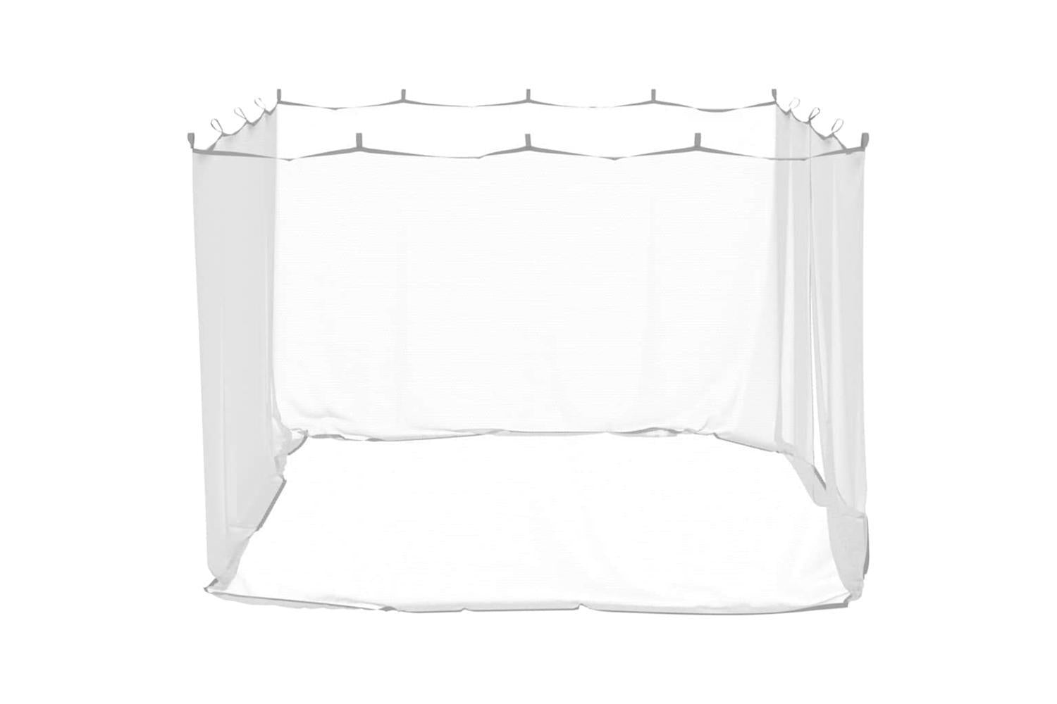 Vidaxl Mosquito Net For Outdoor 220 Mesh White 300x300x200 Cm-5
