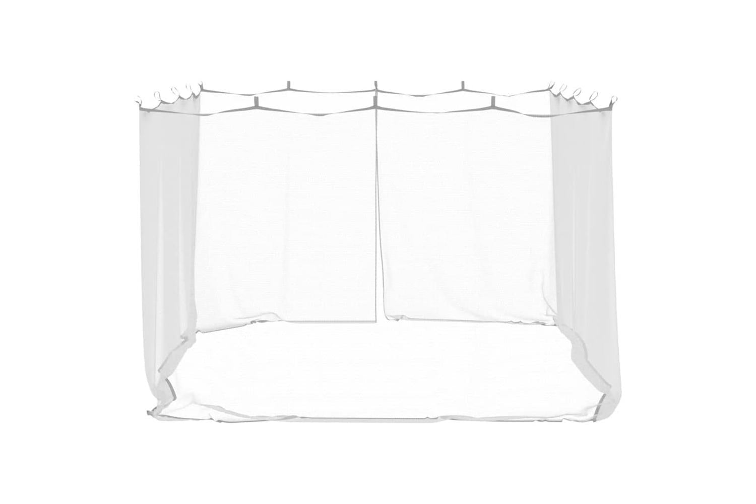 Vidaxl Mosquito Net For Outdoor 220 Mesh White 300x300x200 Cm-6
