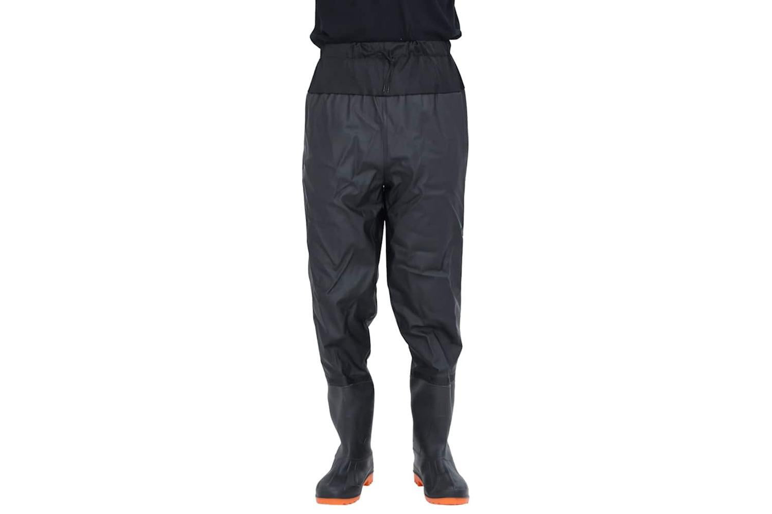 Vidaxl Waist Waders With Boots Black Size 46-2