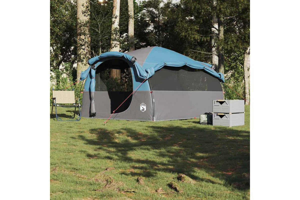 Vidaxl Family Tent Tunnel 6-person Blue Waterproof-3