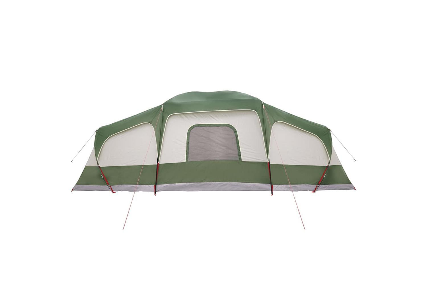 Vidaxl Family Tent With Porch Dome 9-person Green Waterproof-8