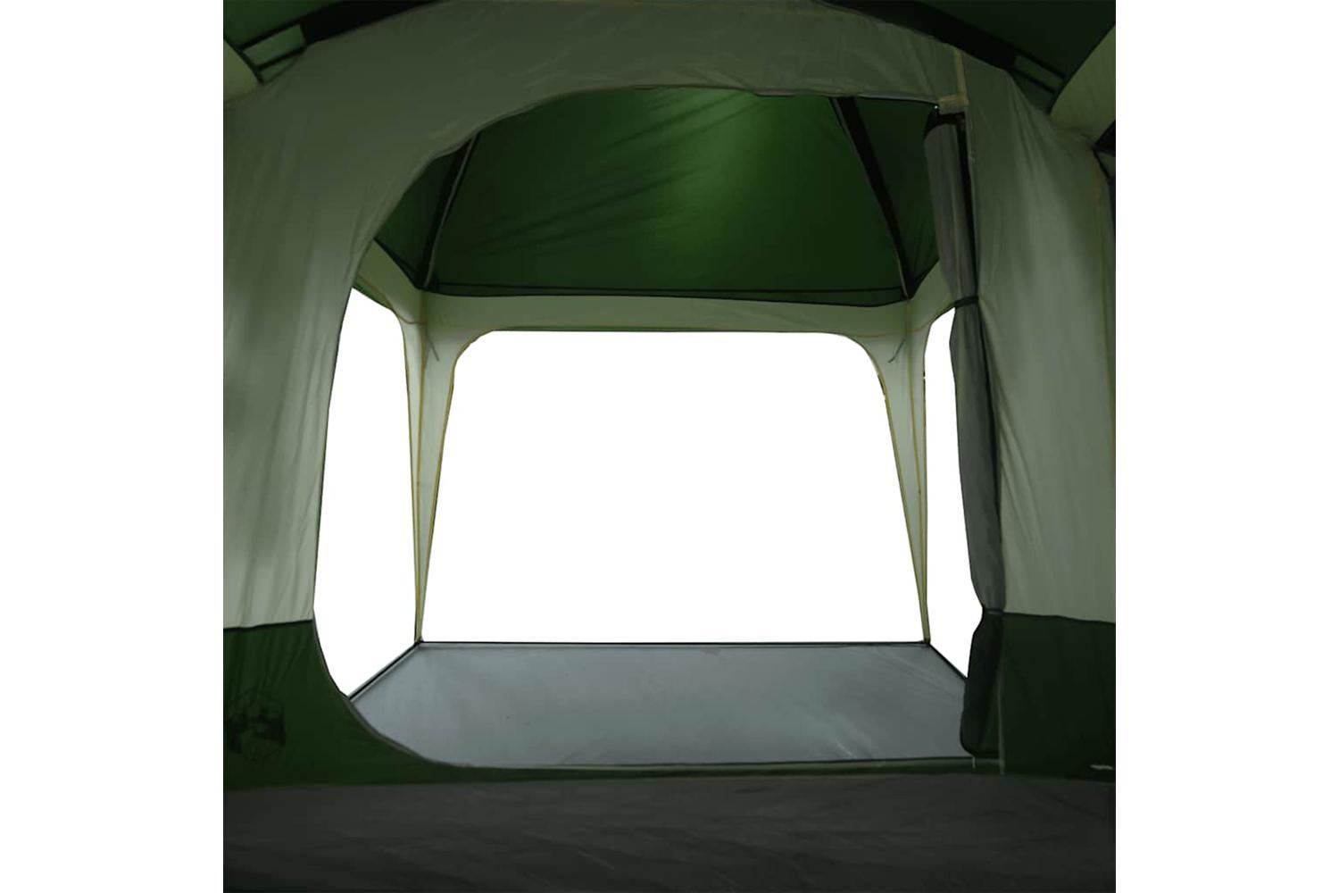 Vidaxl Family Tent With Porch Dome 9-person Green Waterproof-10