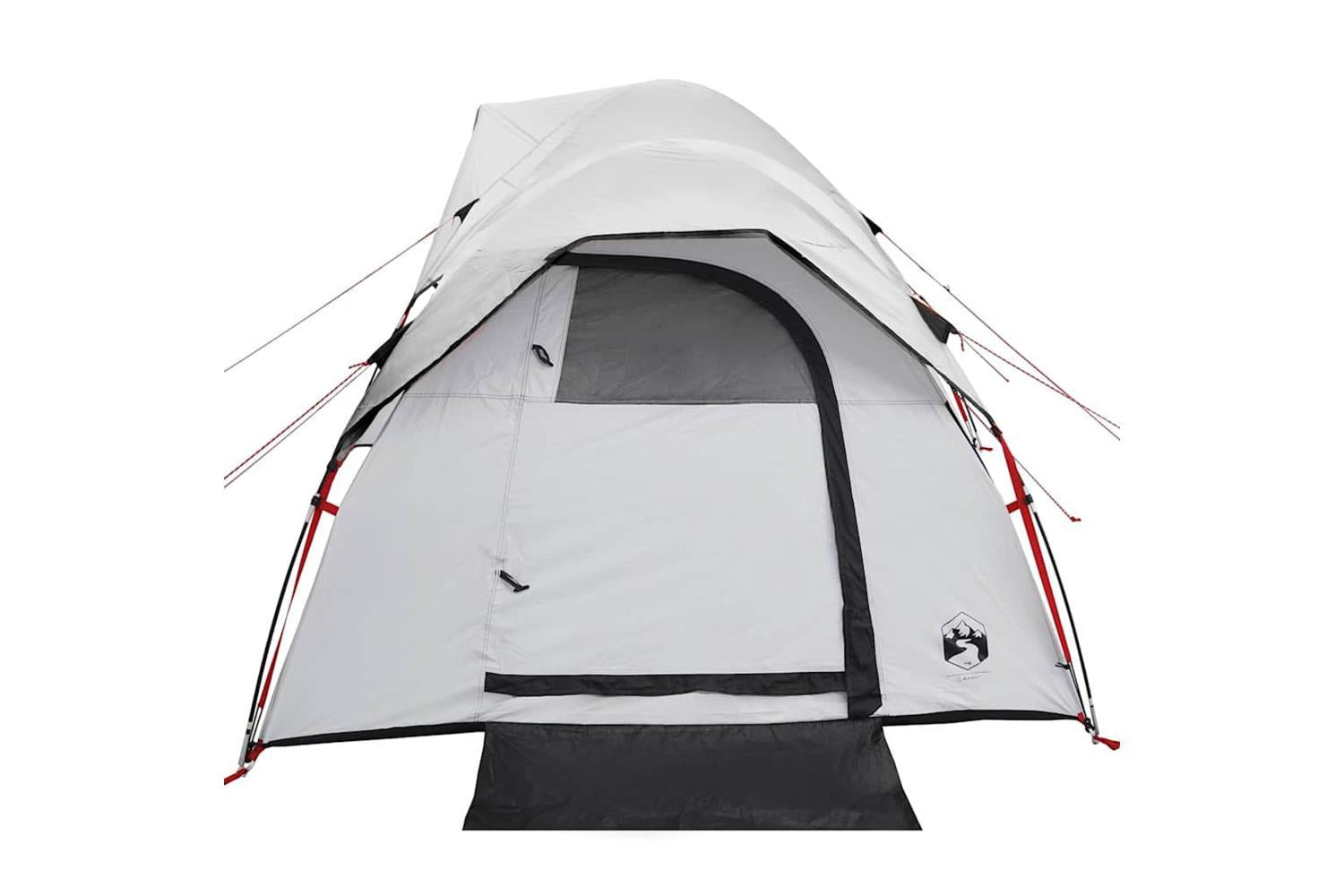 Vidaxl Camping Tent 5-person White Blackout Fabric Waterproof-7