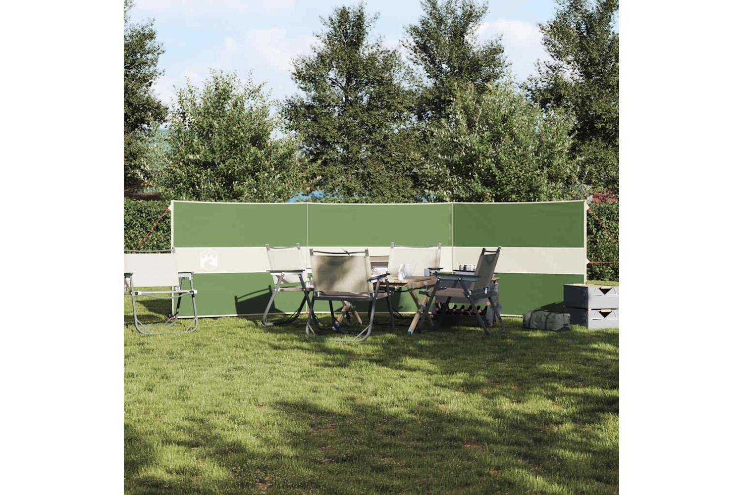 Vidaxl Camping Windbreak Green 490x123 Cm Waterproof-3