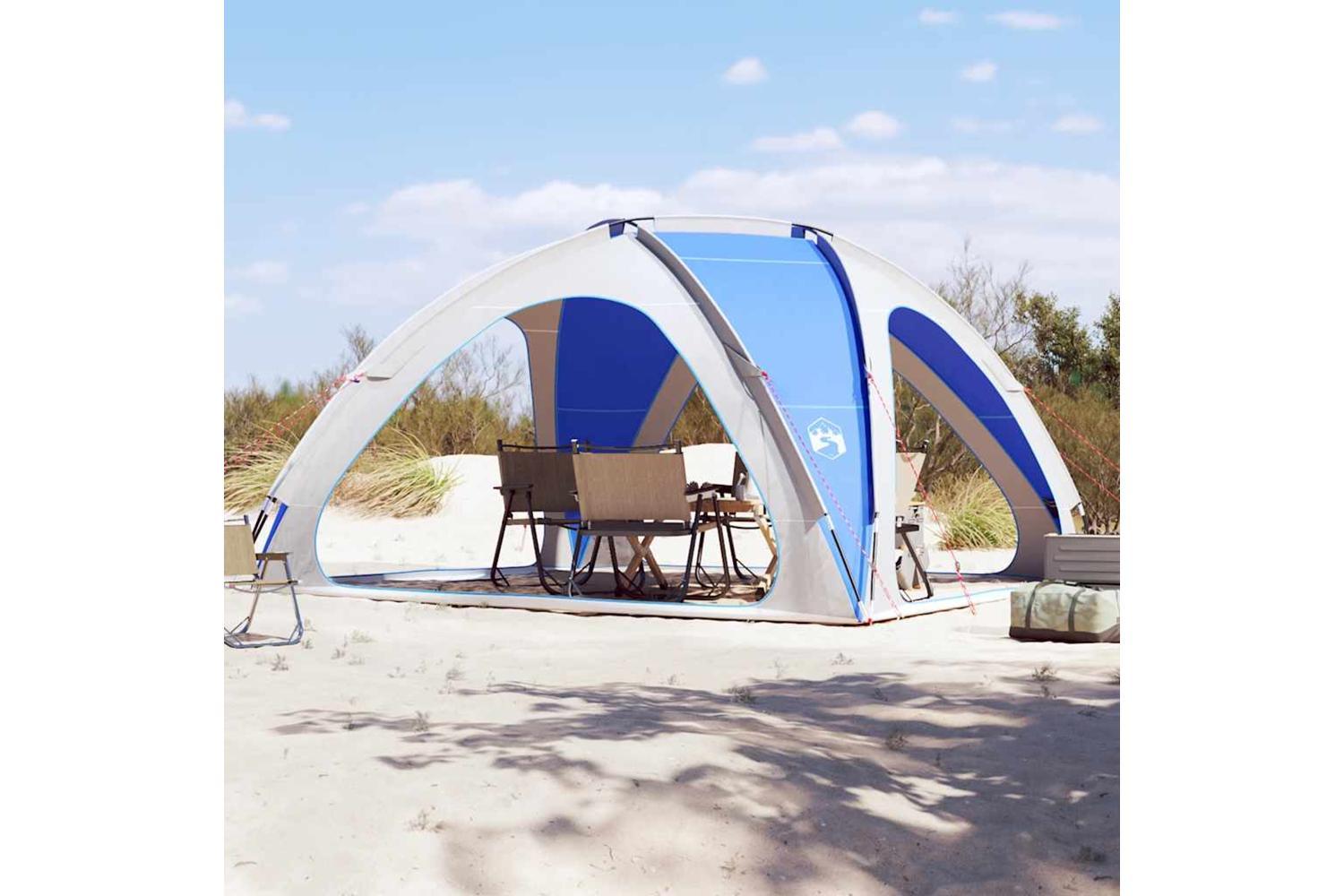 Vidaxl Party Tent Azure Blue Waterproof-4