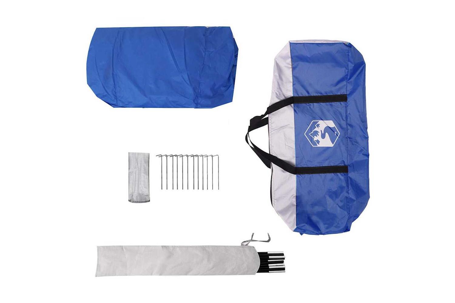 Vidaxl Party Tent Azure Blue Waterproof-7