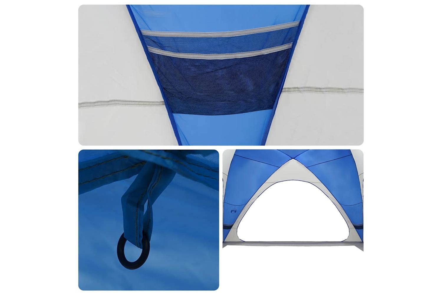 Vidaxl Party Tent Azure Blue Waterproof-9
