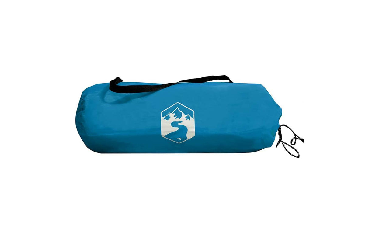 Vidaxl Camping Tent Cabin 4-person Blue Waterproof-9