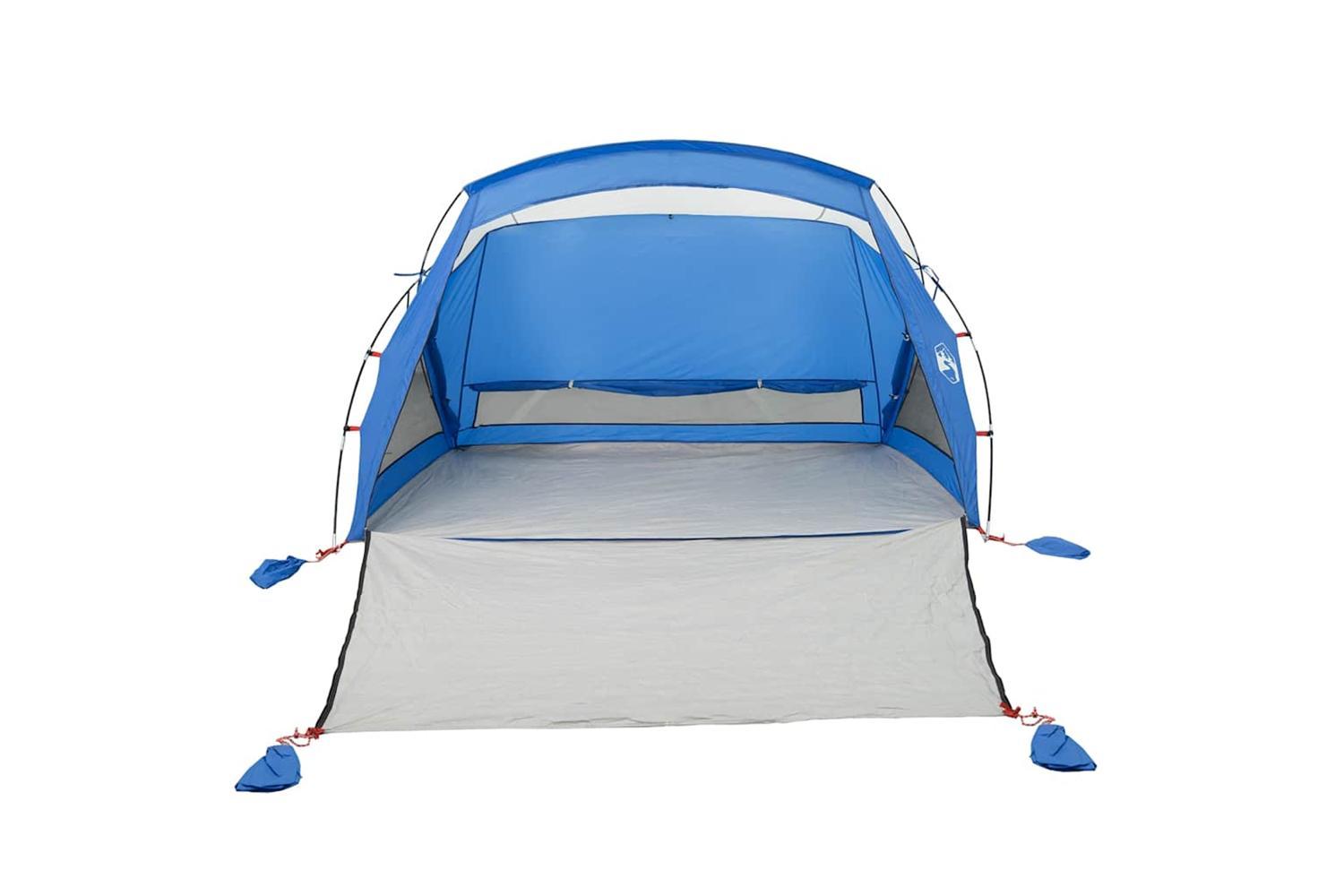 Vidaxl Beach Tent 2-person Azure Blue Waterproof-5