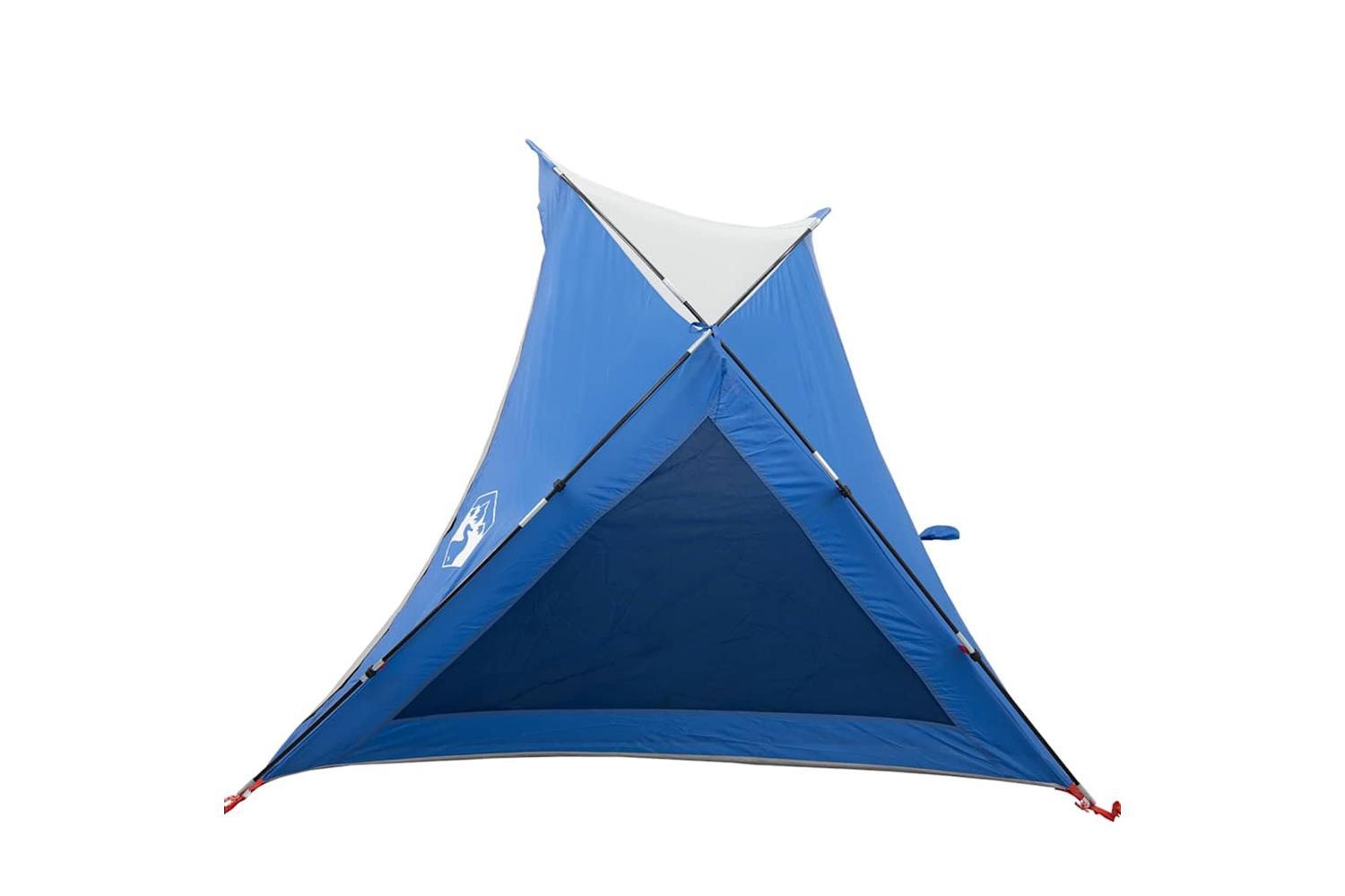 Vidaxl Beach Tent 2-person Azure Blue Waterproof-7