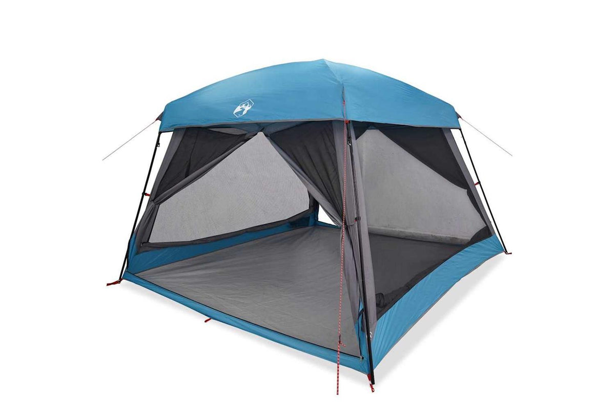 Vidaxl Family Tent Cabin 6-person Blue Waterproof