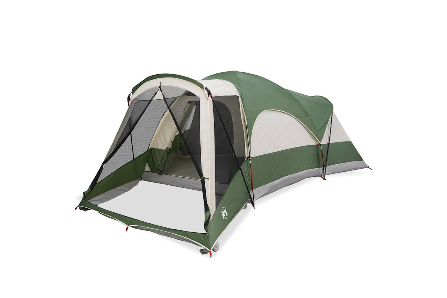Vidaxl Family Tent Tunnel 8-person Green Waterproof