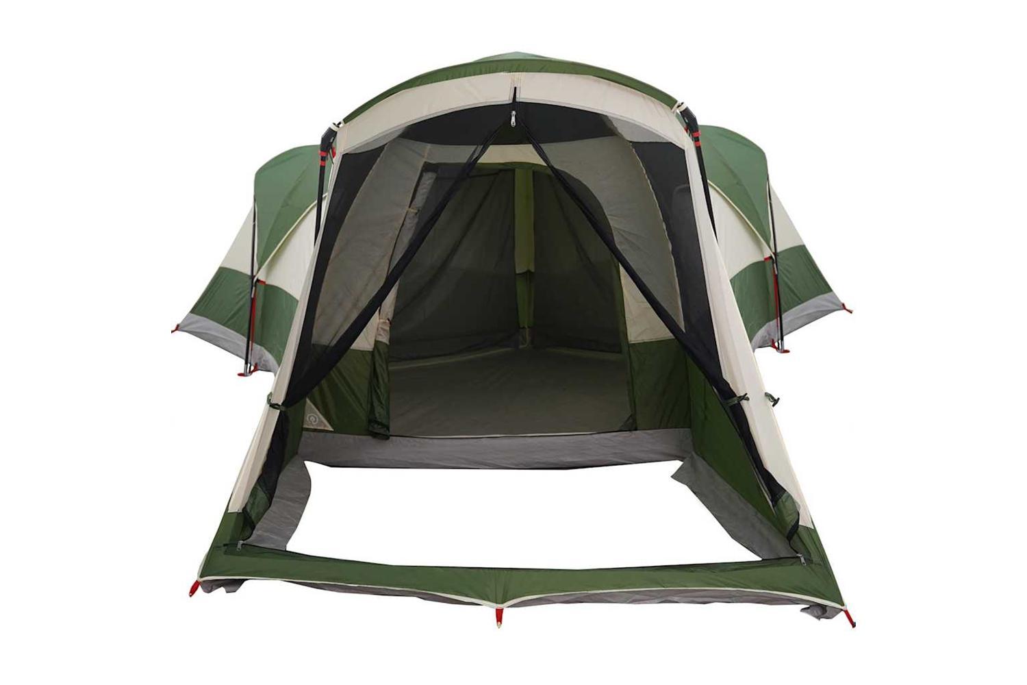 Vidaxl Family Tent Tunnel 8-person Green Waterproof-5