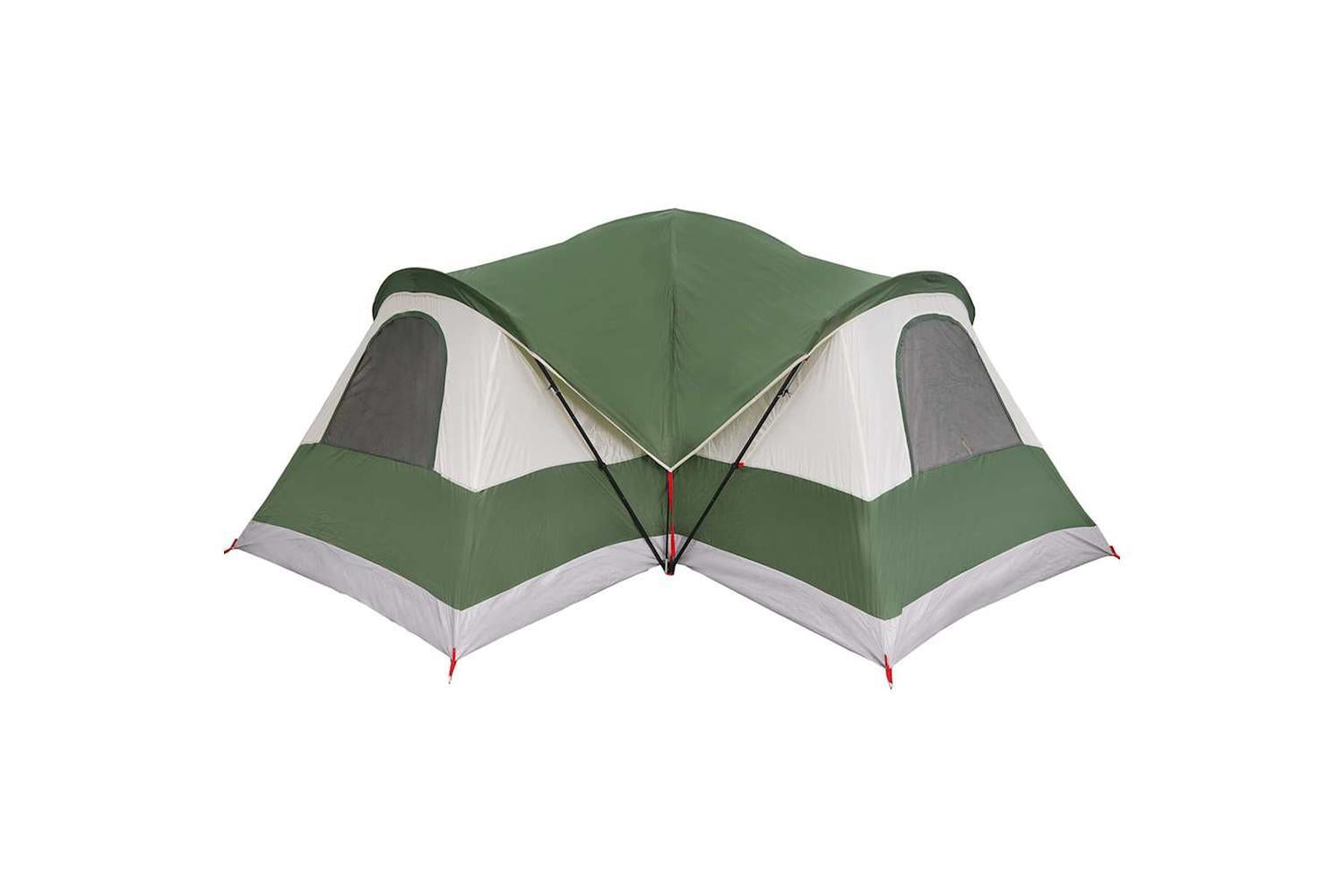 Vidaxl Family Tent Tunnel 8-person Green Waterproof-8