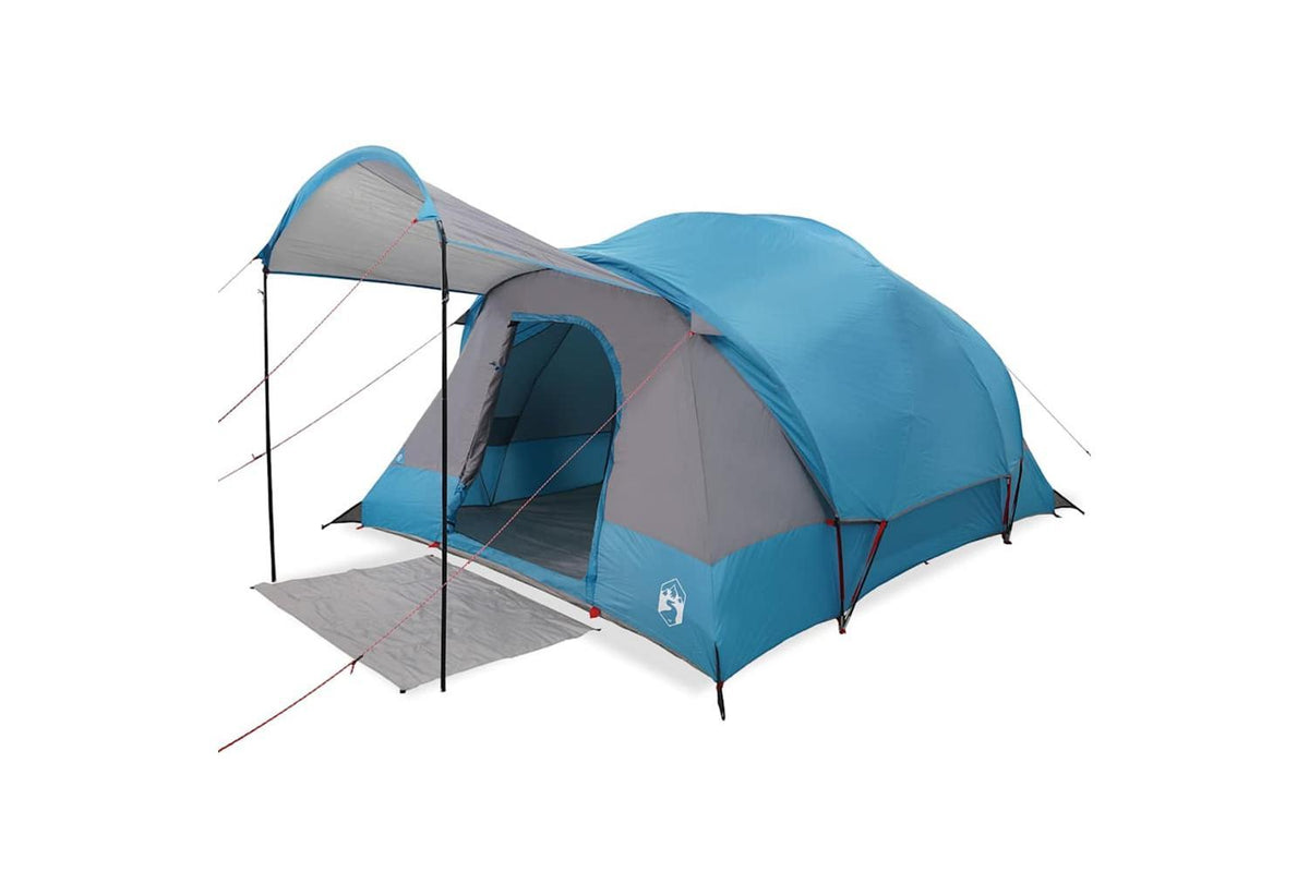 Vidaxl Family Tent Tunnel 8-person Blue Waterproof