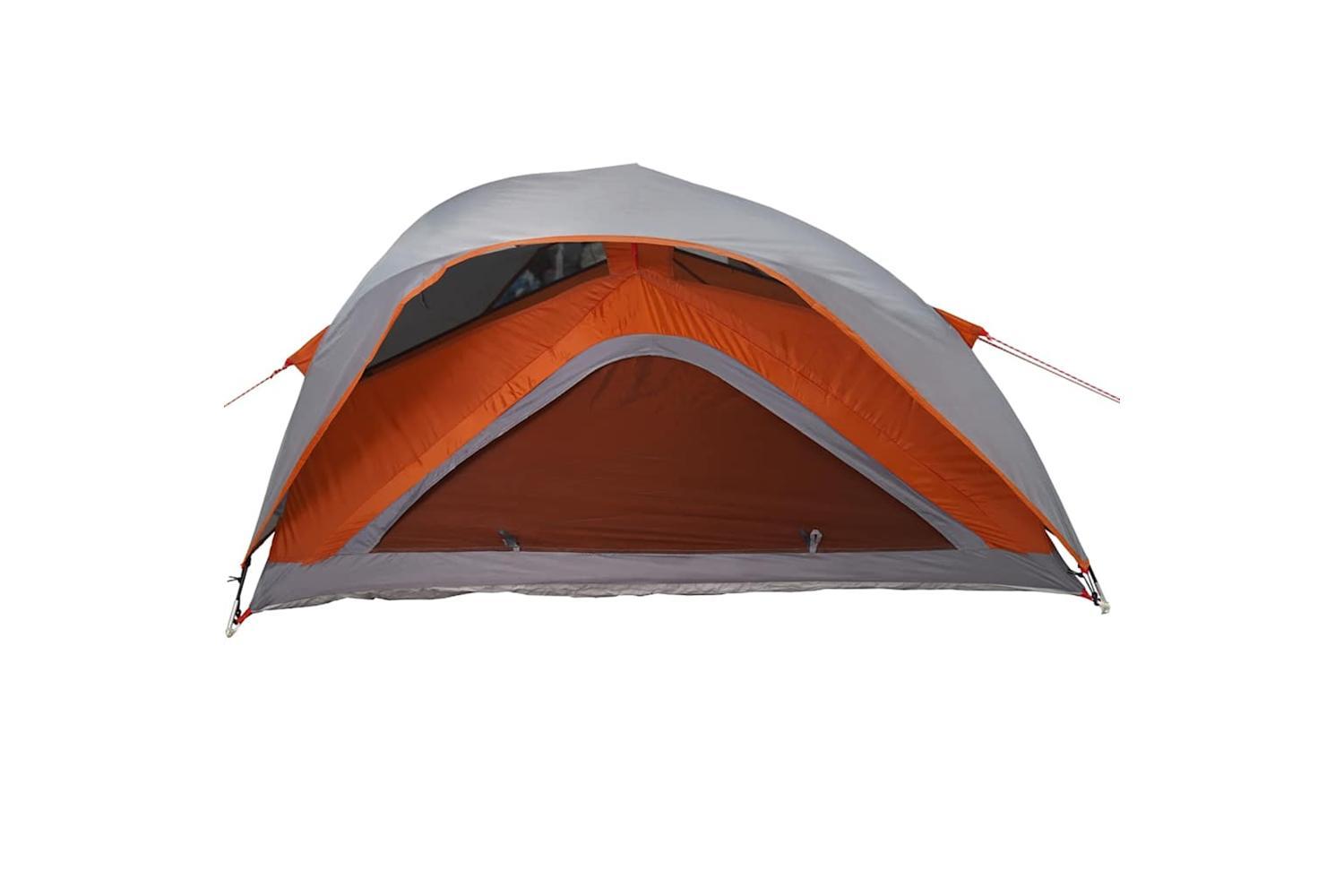 Vidaxl Camping Tent 1-person Grey And Orange Waterproof-6
