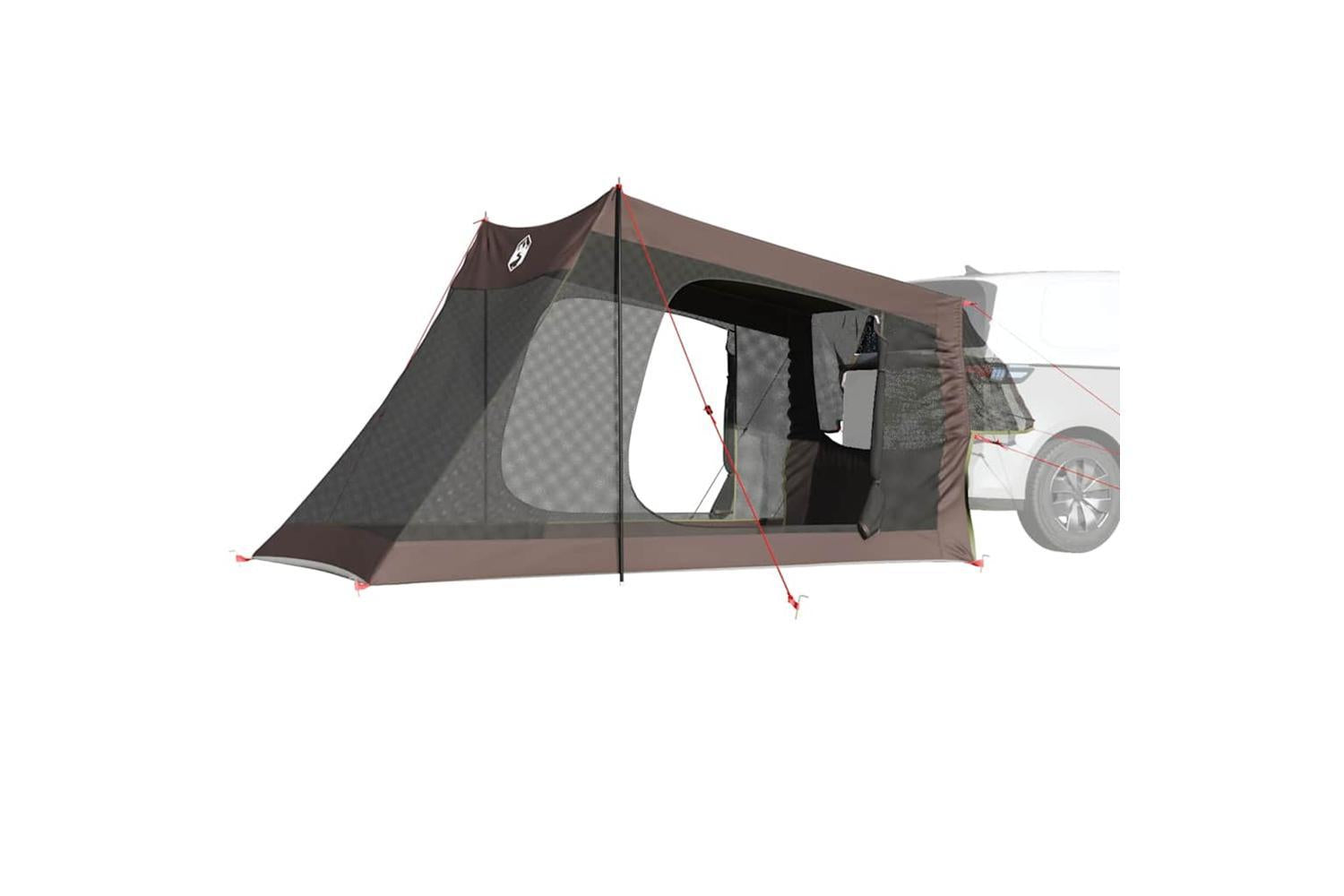 Vidaxl Car Tent 2-person Brown Waterproof-4
