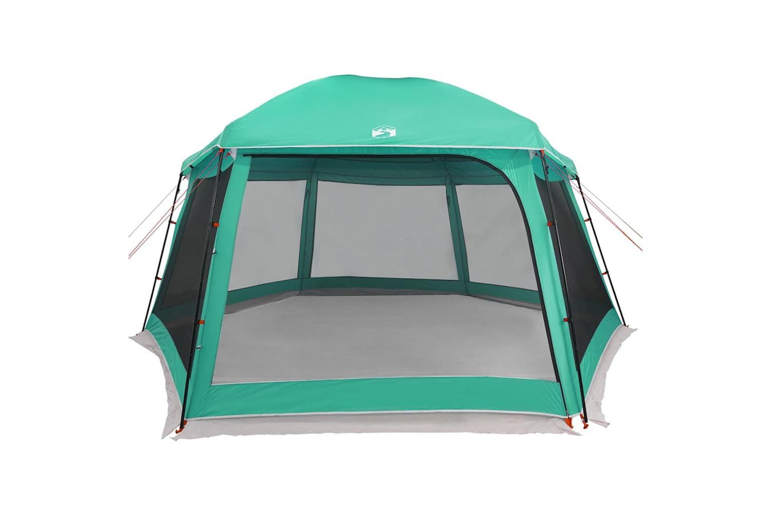 Vidaxl Pool Tent With Removable Fly & Mesh Walls Sea Green 512x458 Cm-5