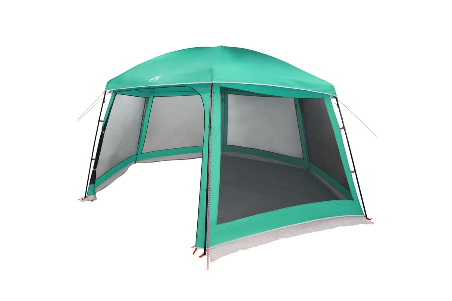 Vidaxl Pool Tent With Removable Fly & Mesh Walls Sea Green 512x458 Cm-7