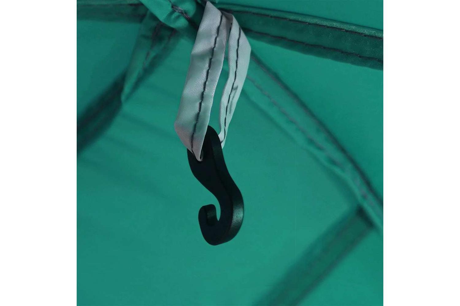 Vidaxl Pool Tent With Removable Fly & Mesh Walls Sea Green 512x458 Cm-9